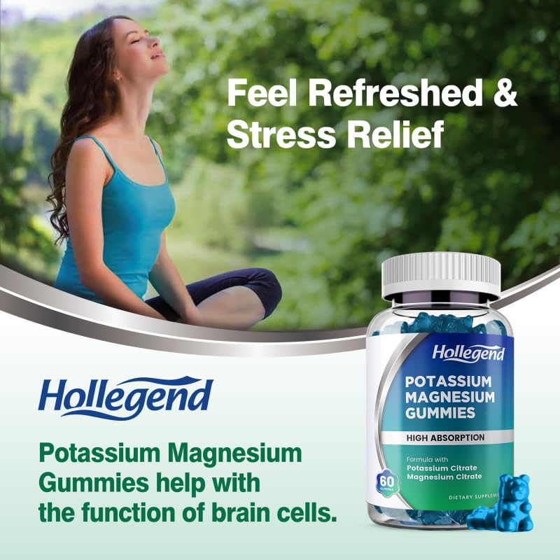 HOLLEGEND Potassium Magnésium – dosage adapté pour adultes