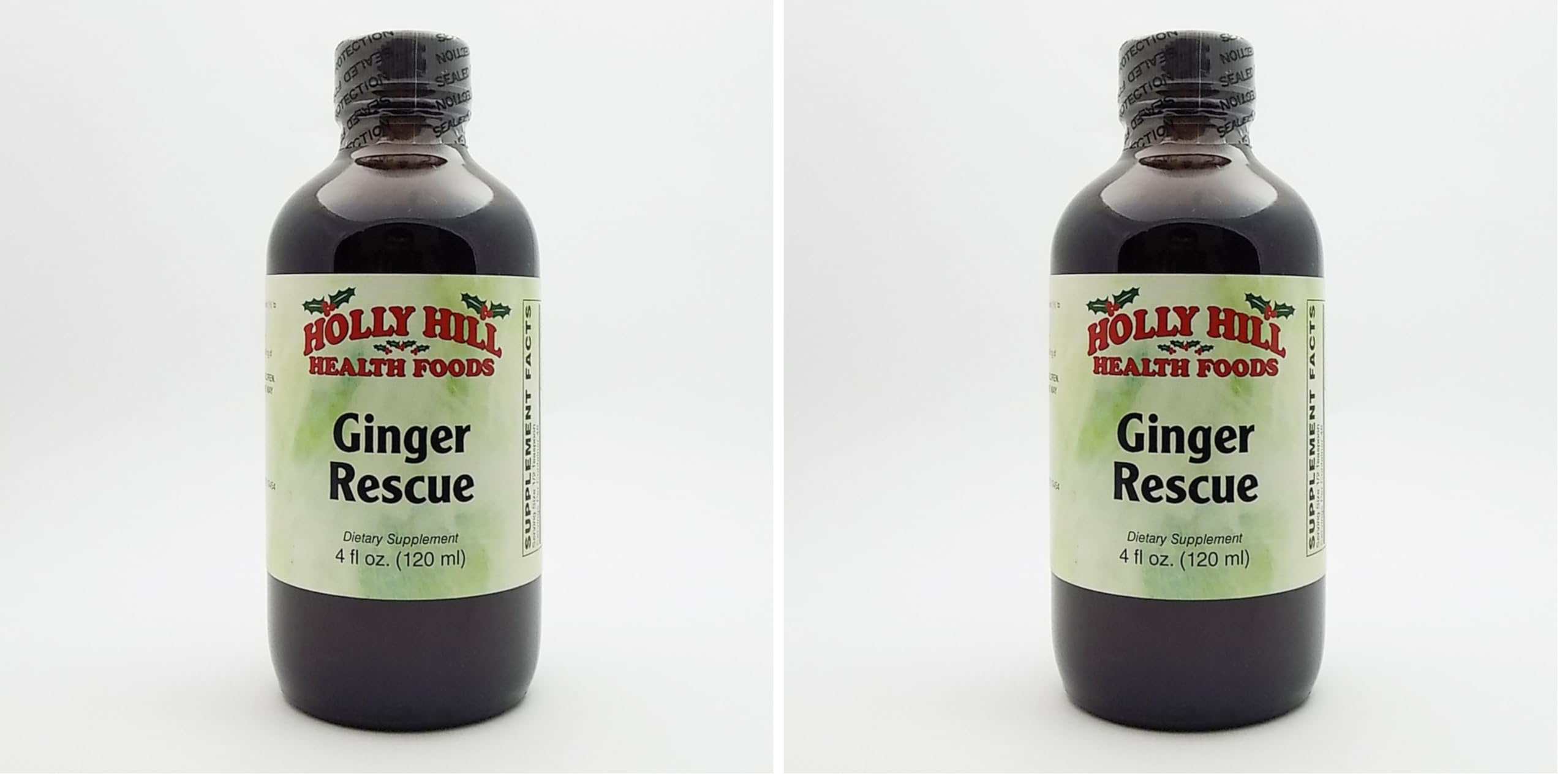 Holly Hill Ginger Rescue, flacon 120 ml, parfait pour thé et desserts.