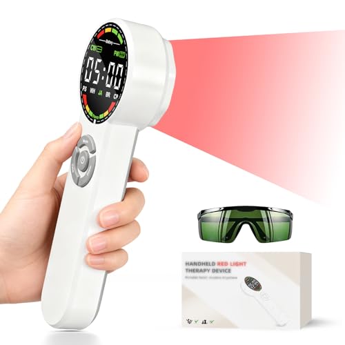 Holniva lampe lumière rouge sur le visage pour détendre et revitaliser la peau