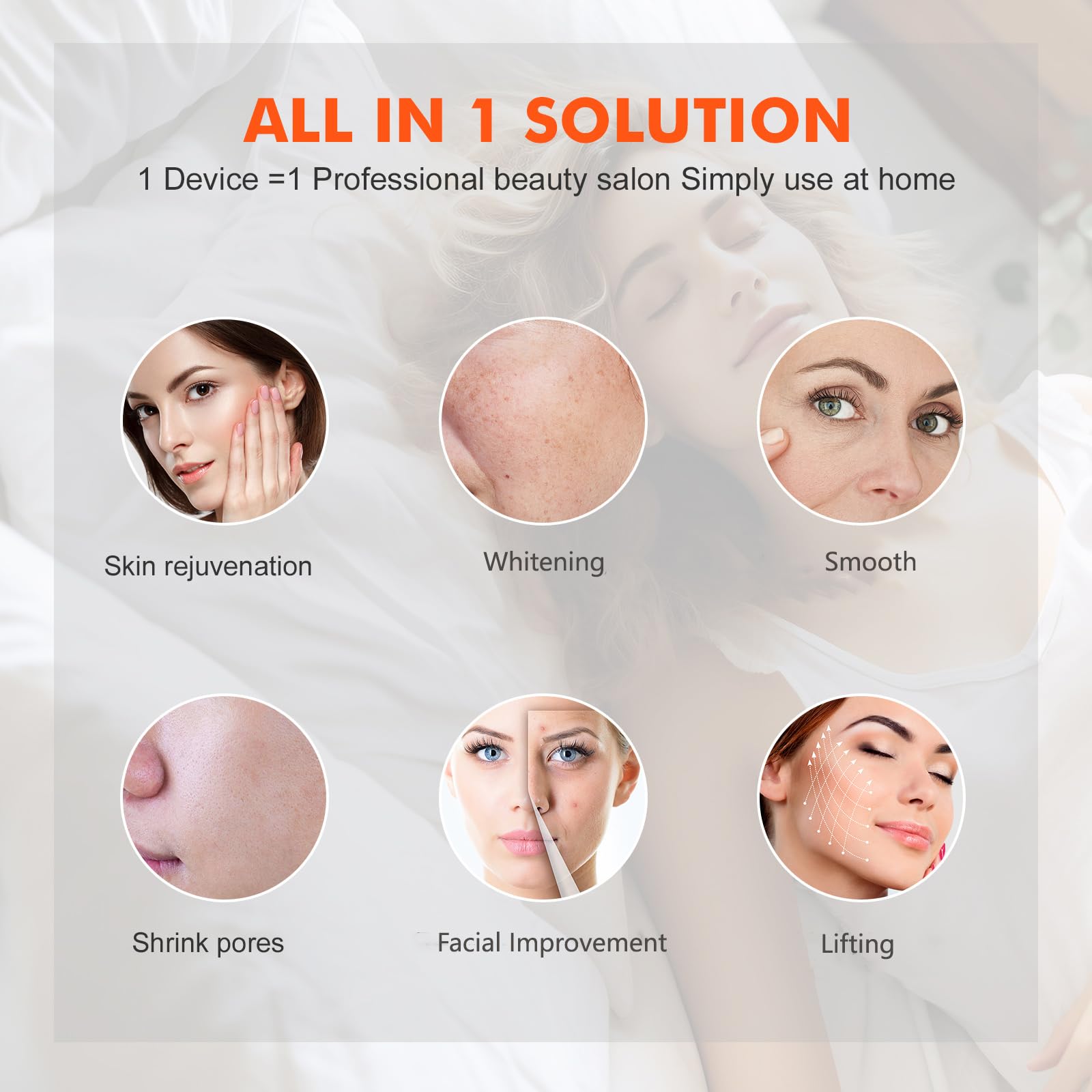 Soin Holsn à domicile – masque LED visage, cou, mains et jambes