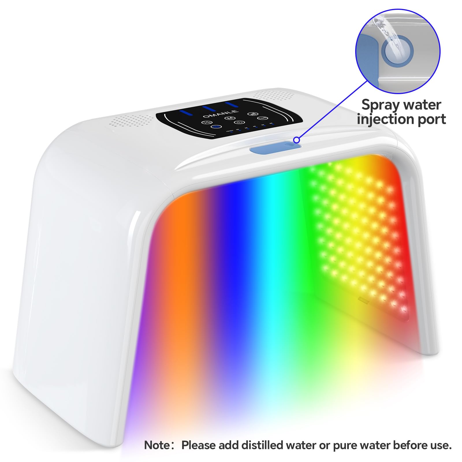 Holsn LED thérapie visage – lumière LED pour peau plus lisse