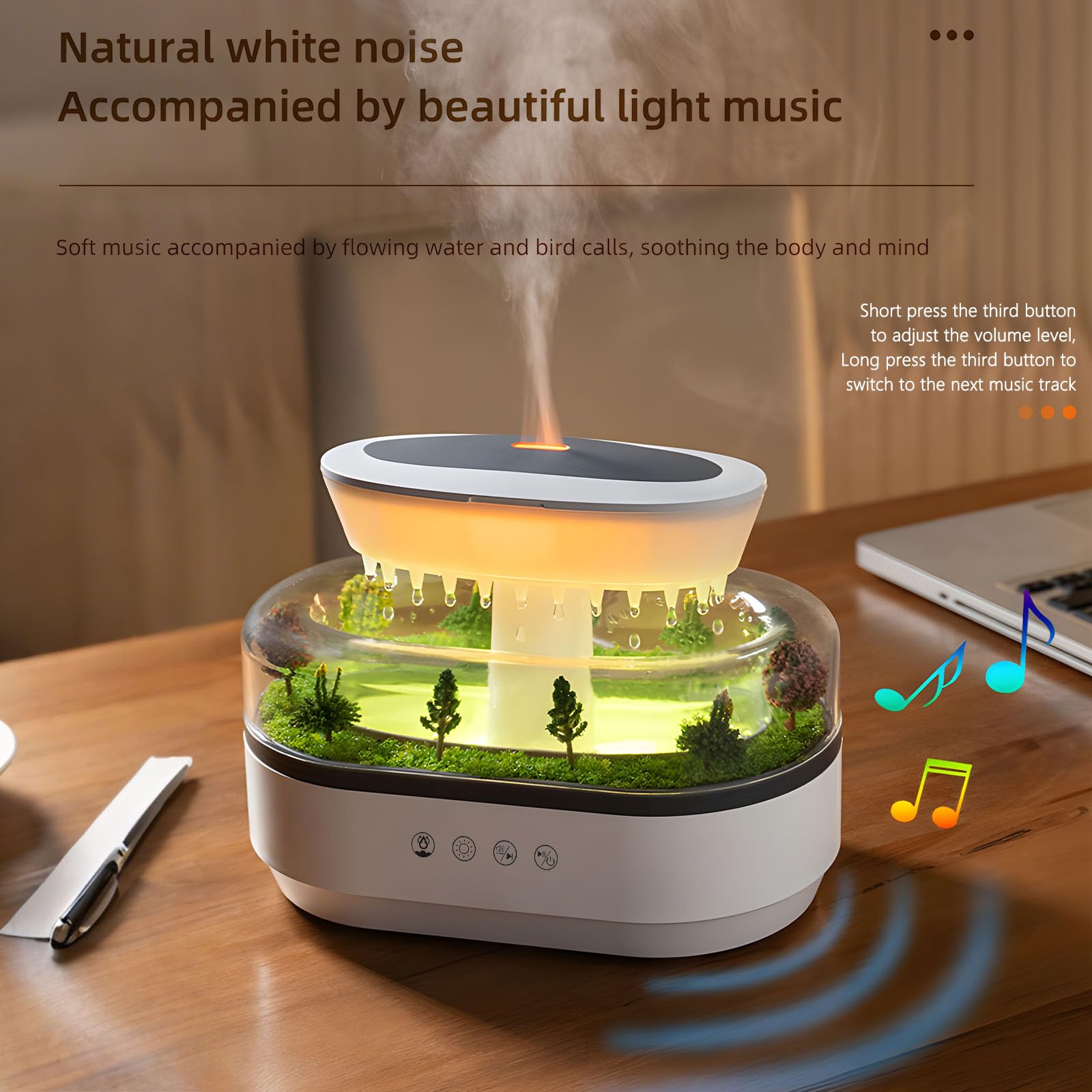 Holwim diffuseur bruit blanc: son relaxant pour sommeil paisible