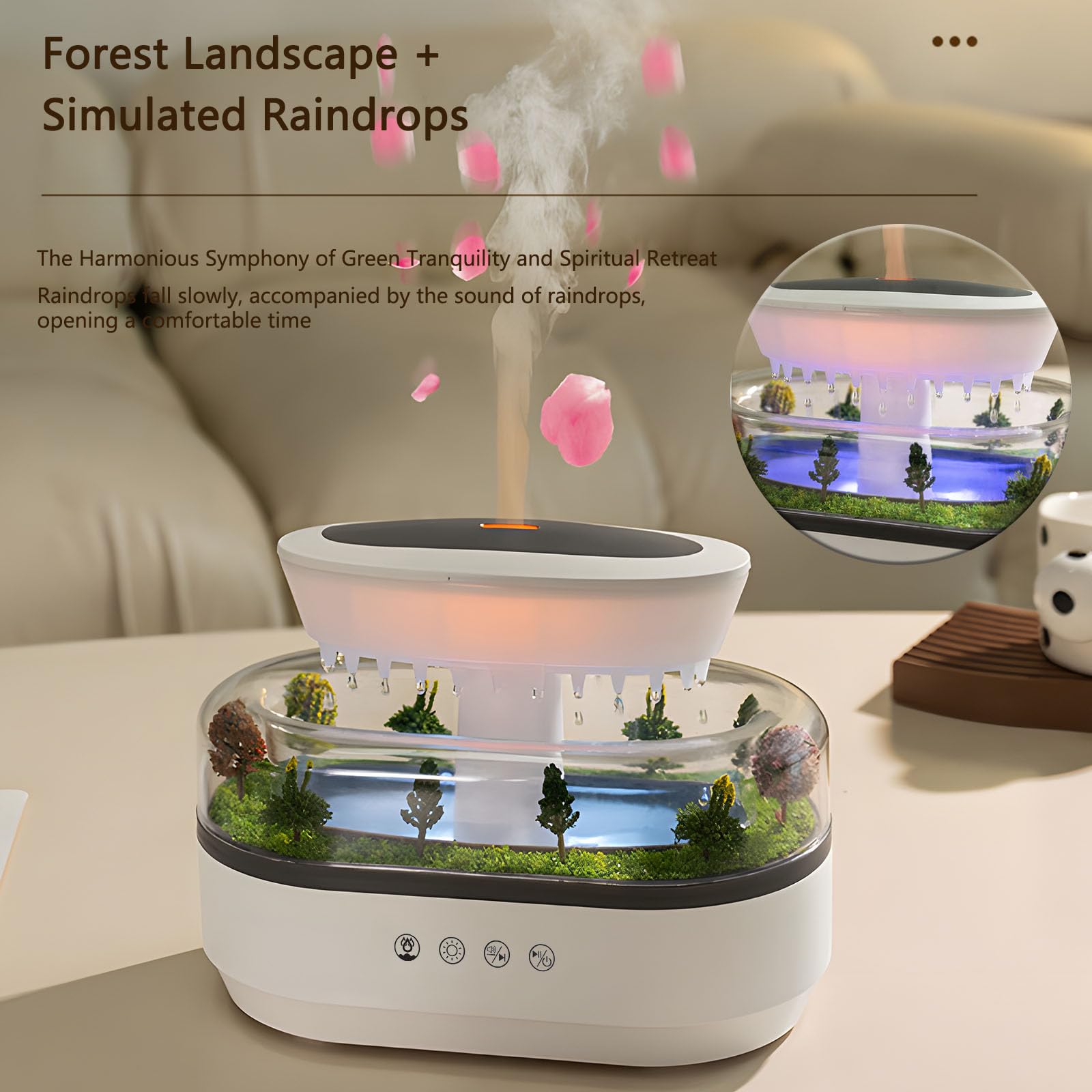 Holwim diffuseur humidification et arômes: air plus frais et parfum agréable