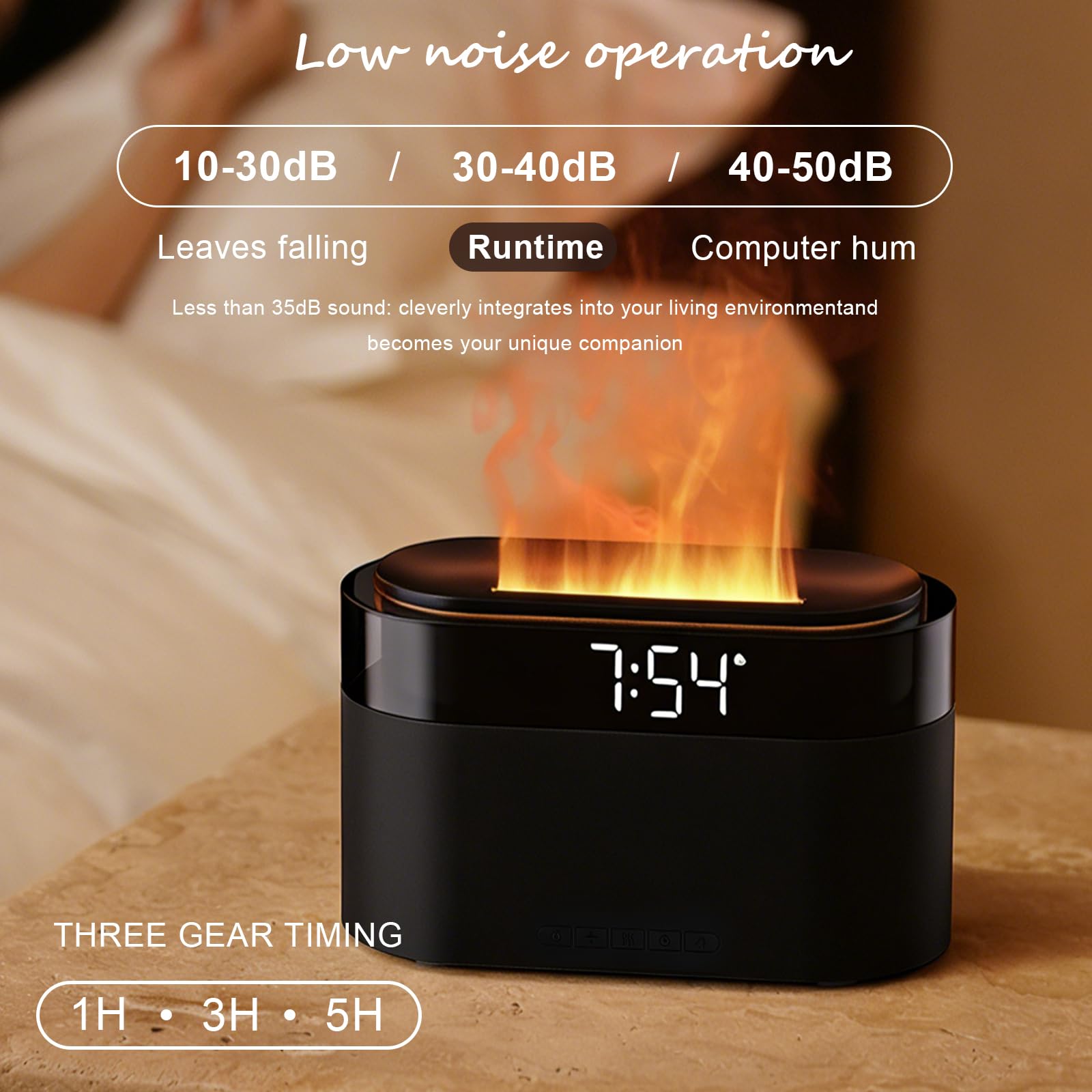Holwim diffuseur silencieux à moins de 35 dB pour sommeil paisible