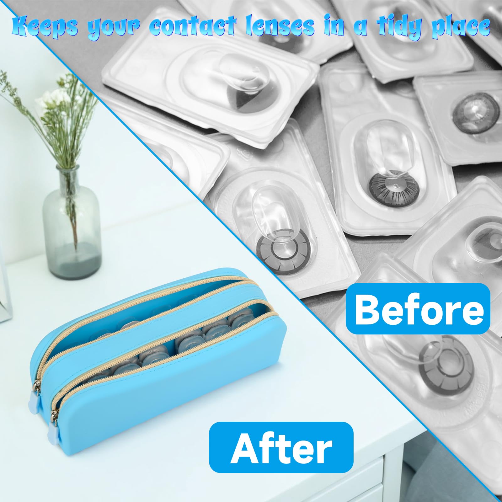 Homakover Fermeture zippée en silicone protège contre les fuites.