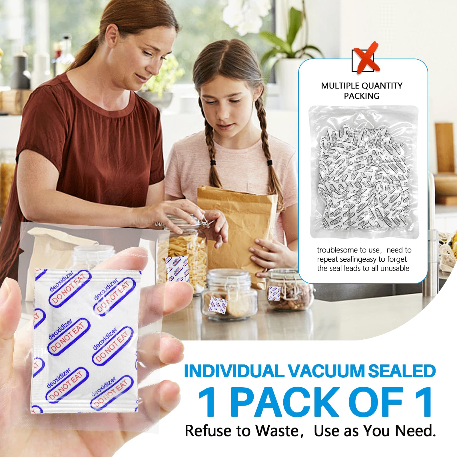 HomArtist 500cc dans sacs Mylar, réduction d’oxygène pour une conservation optimale.