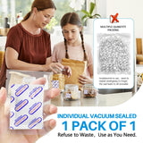 HomArtist 500cc dans sacs Mylar, réduction d’oxygène pour une conservation optimale.