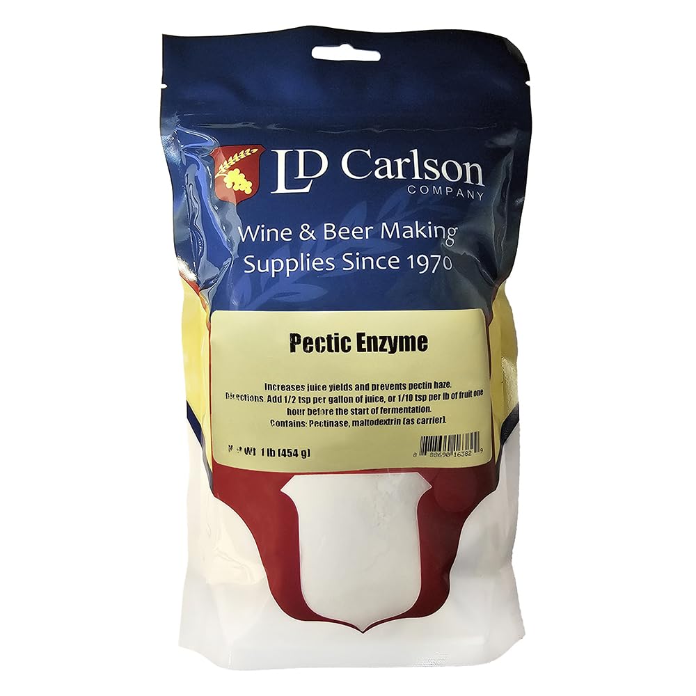Home Brew Ohio Pectic Enzyme en poudre améliore le pressage des fruits.