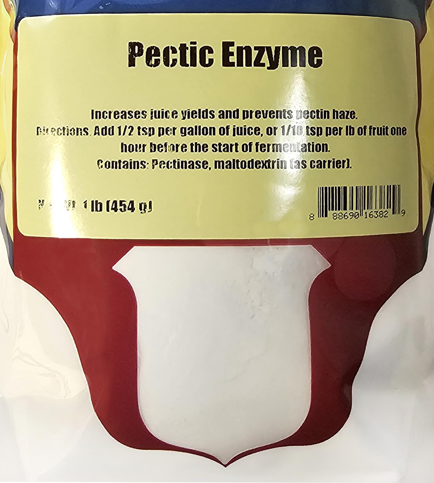 Home Brew Ohio Pectic Enzyme en poudre aide à extraire les tannins et améliorer la clarté.