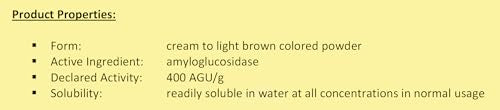 Home Brewing Supplies glucoamylase-enzyme-qualite-poudre, poudre de haute pureté pour brassage