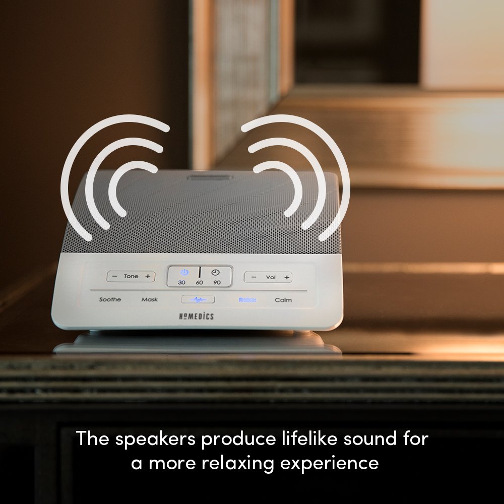 HoMedics Deep Sleep I alimentation adaptateur ou piles pour usage nomade
