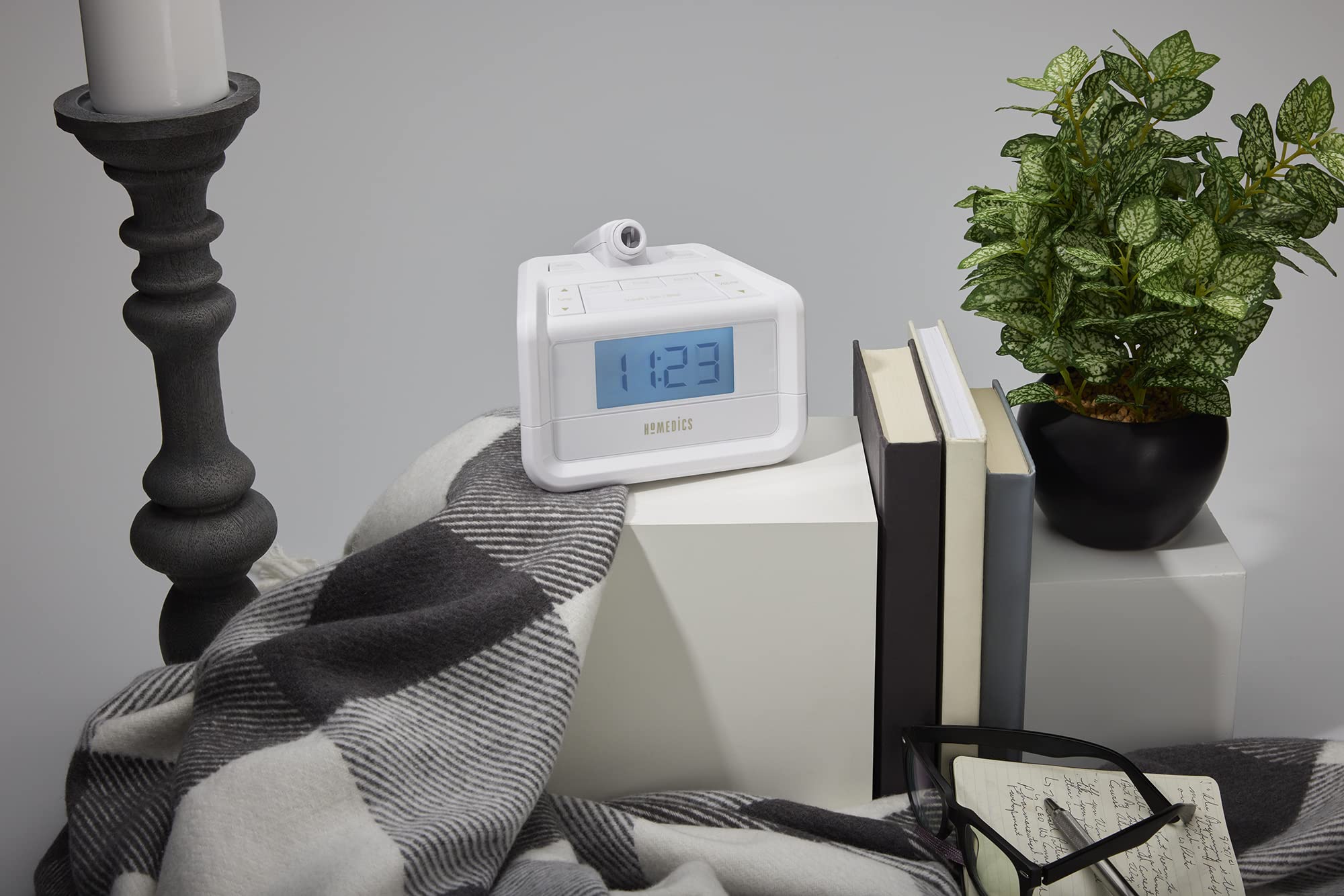 HoMedics emballage et accessoires compacts pour voyage et rangement