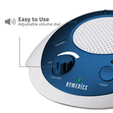 Homedics SoundSleep adaptateur mural inclus pour usage domestique.