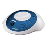 Homedics SoundSleep bleu compact, idéale pour voyager et rester apaisé.