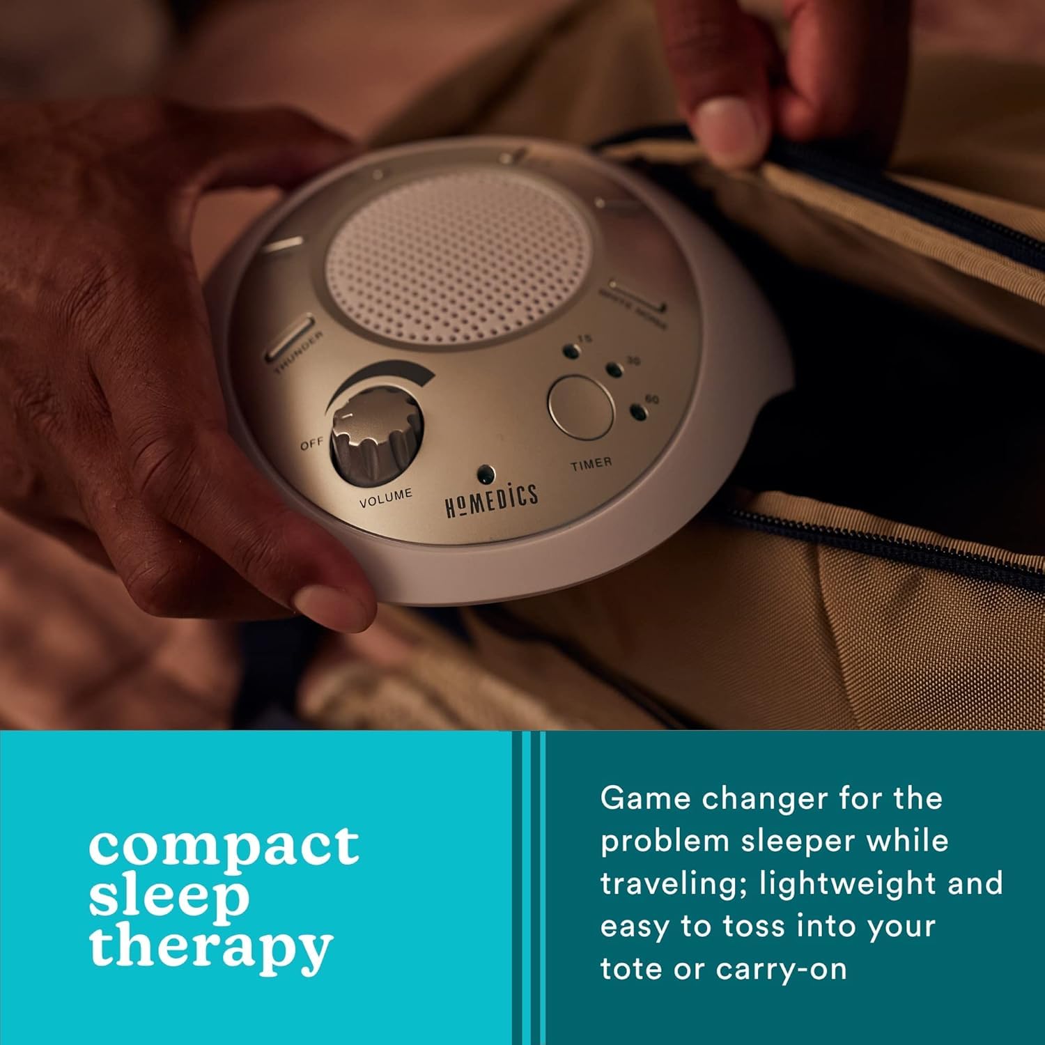 Homedics SoundSleep ruisseau doux, son naturel pour l’apaisement rapide