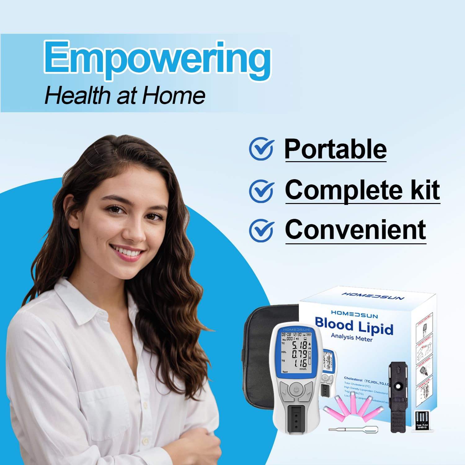 Lancettes HOMEDSUN HSLPM-102 pour prélèvement rapide et précis