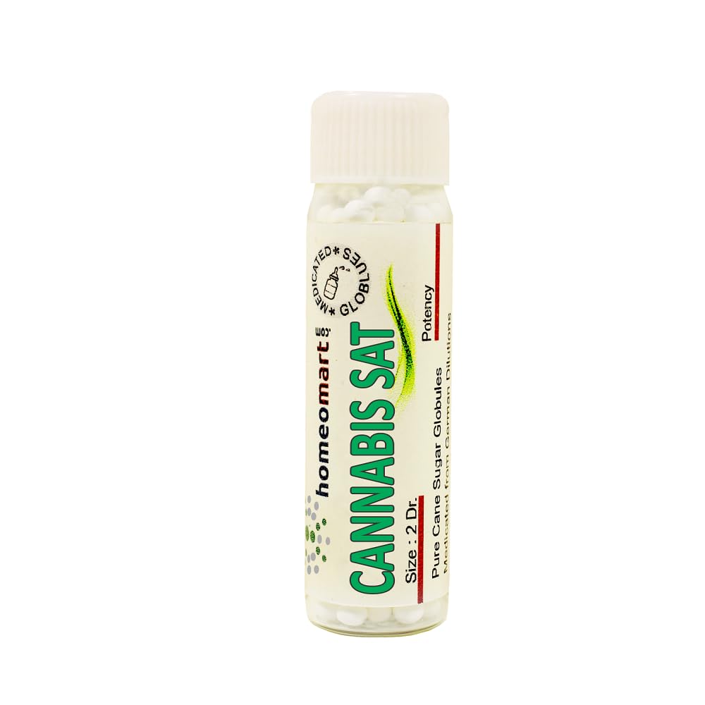Granules Cannabis Sativa 6C vues en gros plan, distribution homogène au globule.