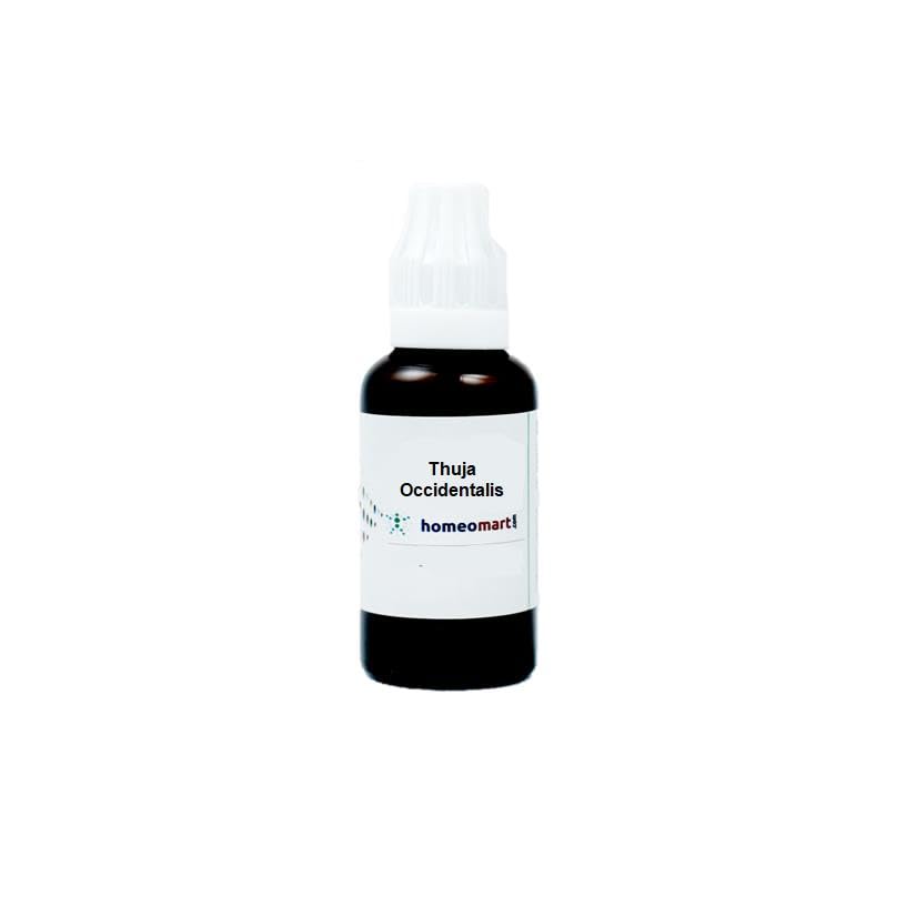 Homeomart Thuja Occidentalis 30C – bouteille dropper, utilisation pratique et précise.