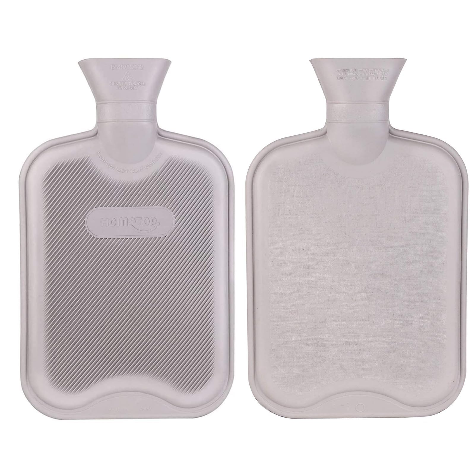 HomeTop Bouillotte au design texturé, conserve la chaleur plus longtemps.