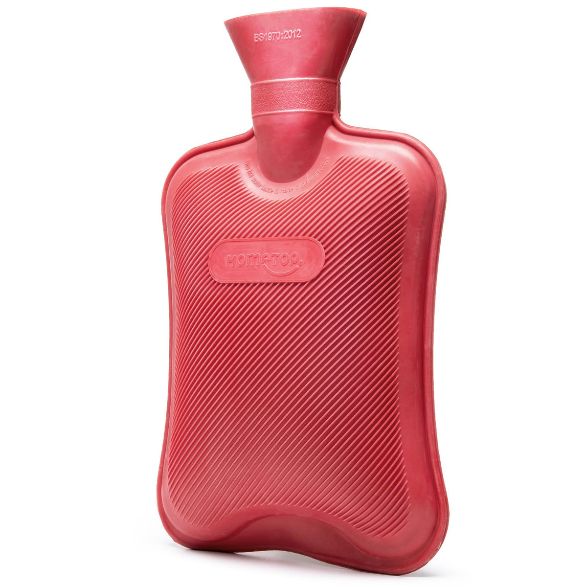 HomeTop bouteille eau chaude classique rouge, extérieur élégant réchauffe les mains rapidement.