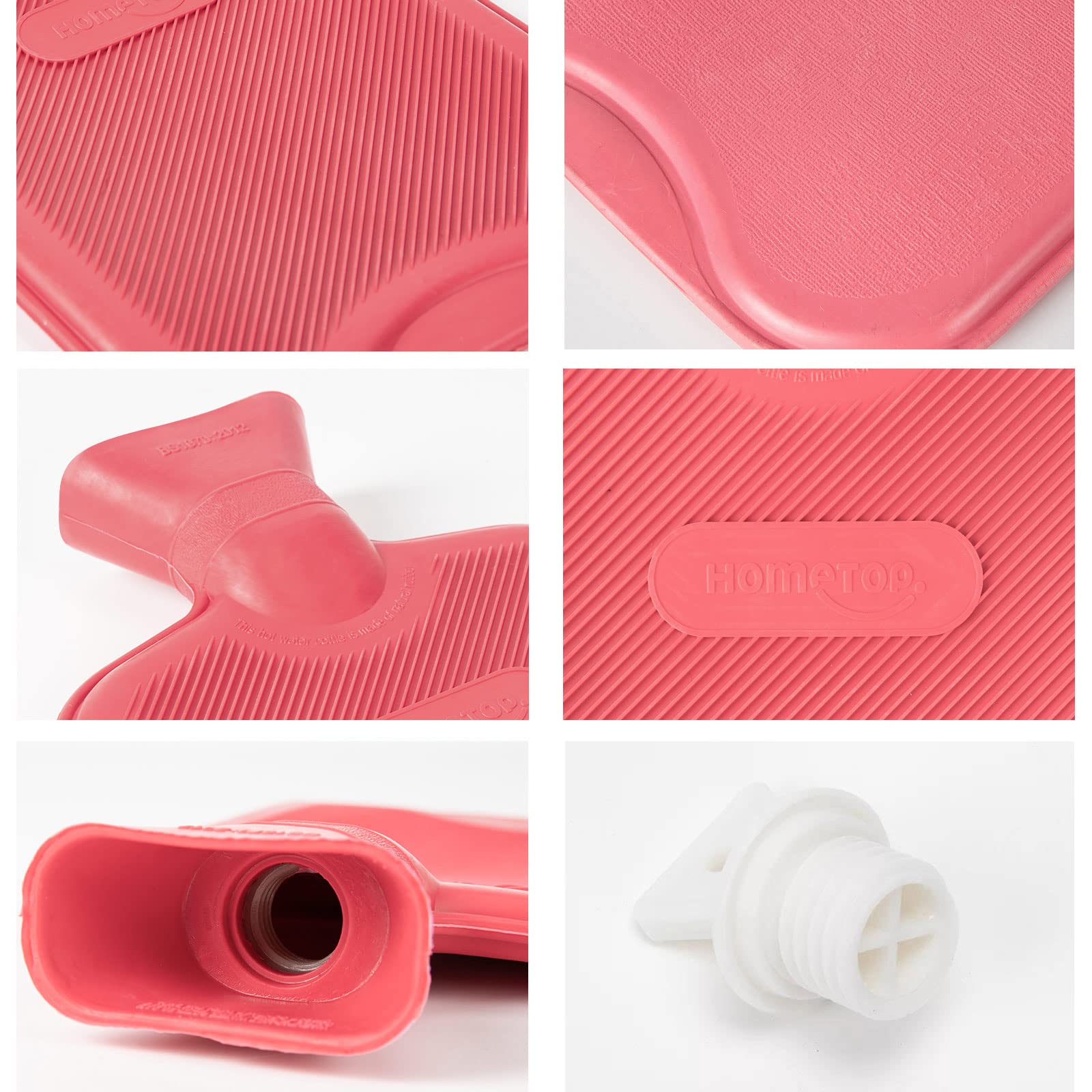HomeTop coque rouge et chaleur durable, idéale sous les draps la nuit.