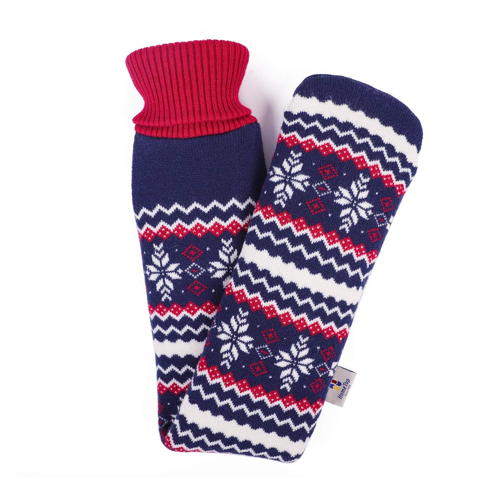 Ensemble bouteille et housse tricot HomeTop pour réconfort rapide.