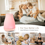 Diffuseur Homeweeks avec lumière nocturne pour dormir plus paisiblement.