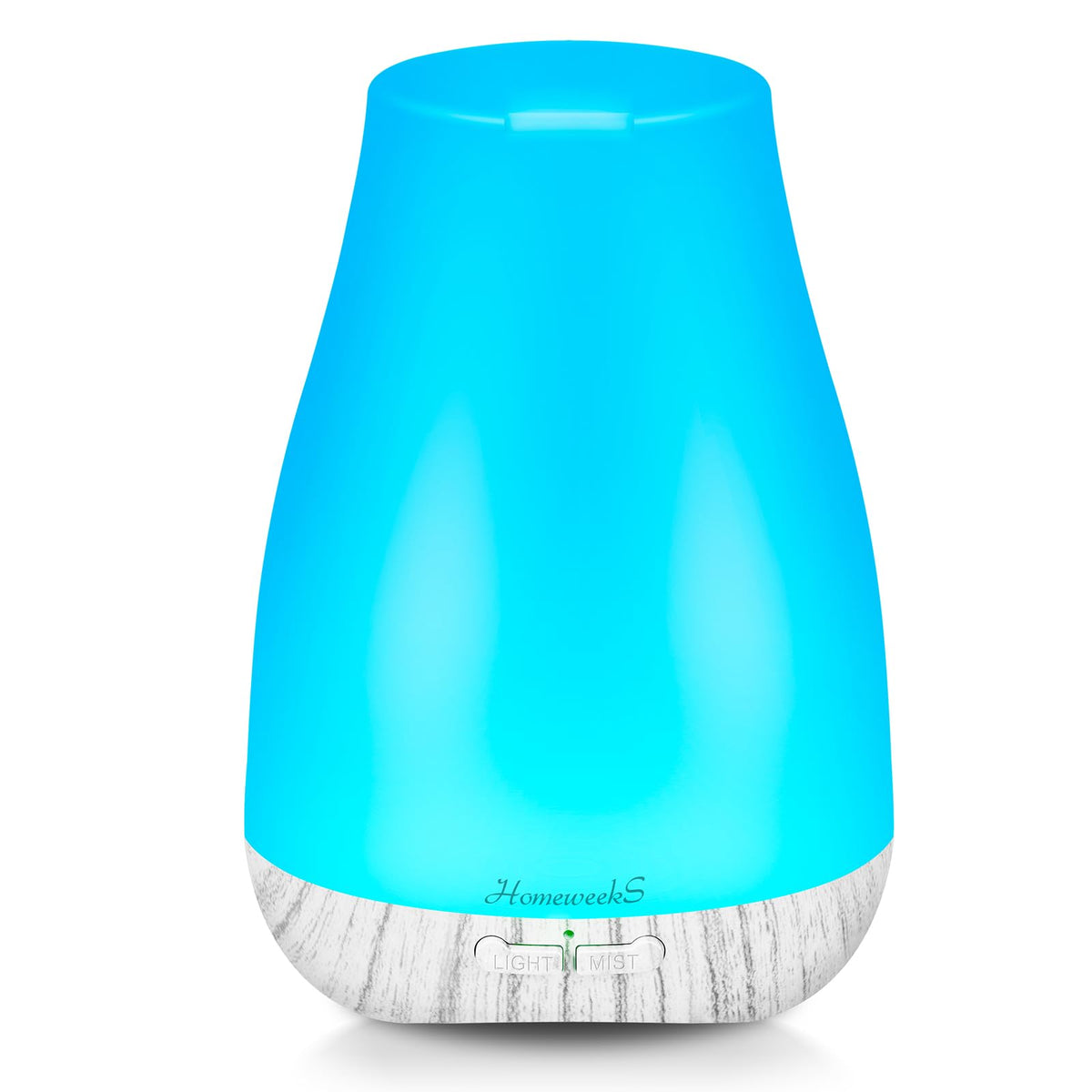 Homeweeks diffuseur aromathérapie compact sur bureau, ambiance apaisante et parfum léger