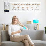 Diffuseur Homeweeks design portable idéal pour bureau et voyages.