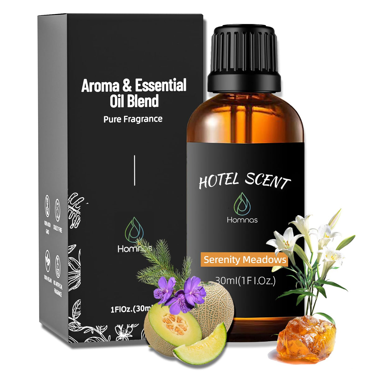 Homnas Serenity Meadows, bouteille diffuseur pour Ambiance raffinée