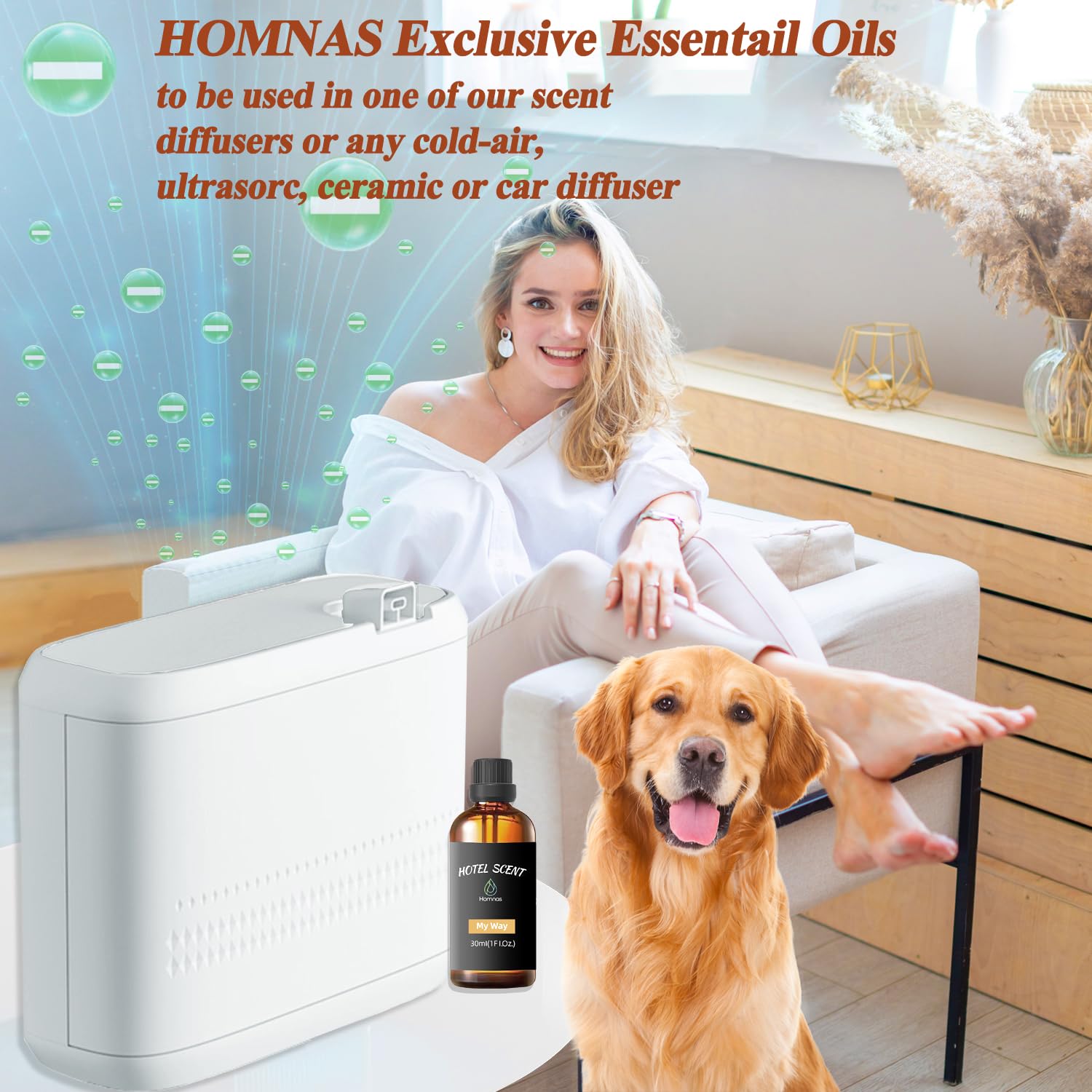 Homnas Wandering Breeze : notes boisées de cèdre et santal apportant chaleur.