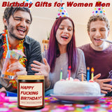 Homsolver bougie anniversaire lavande, cadeau idéal pour surprendre et ravir un proche.