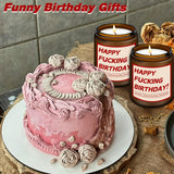 Homsolver bougie anniversaire lavande, parfum apaisant pour ambiance confortable au quotidien.