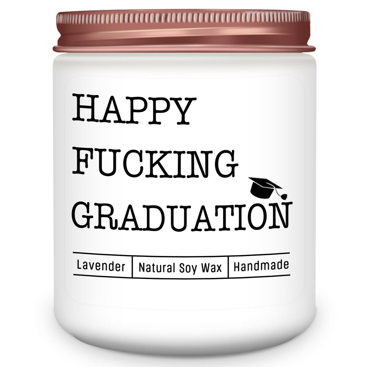 Homsolver bougie lavande – cadeau diplôme, parfum apaisant pour célébrer.