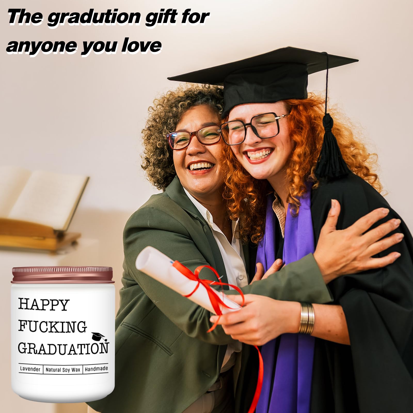 Homsolver cadeau graduation lavande – parfait pour elle et lui.