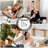 Homsolver bougie graduation gros plan – effet apaisant et mémorable.