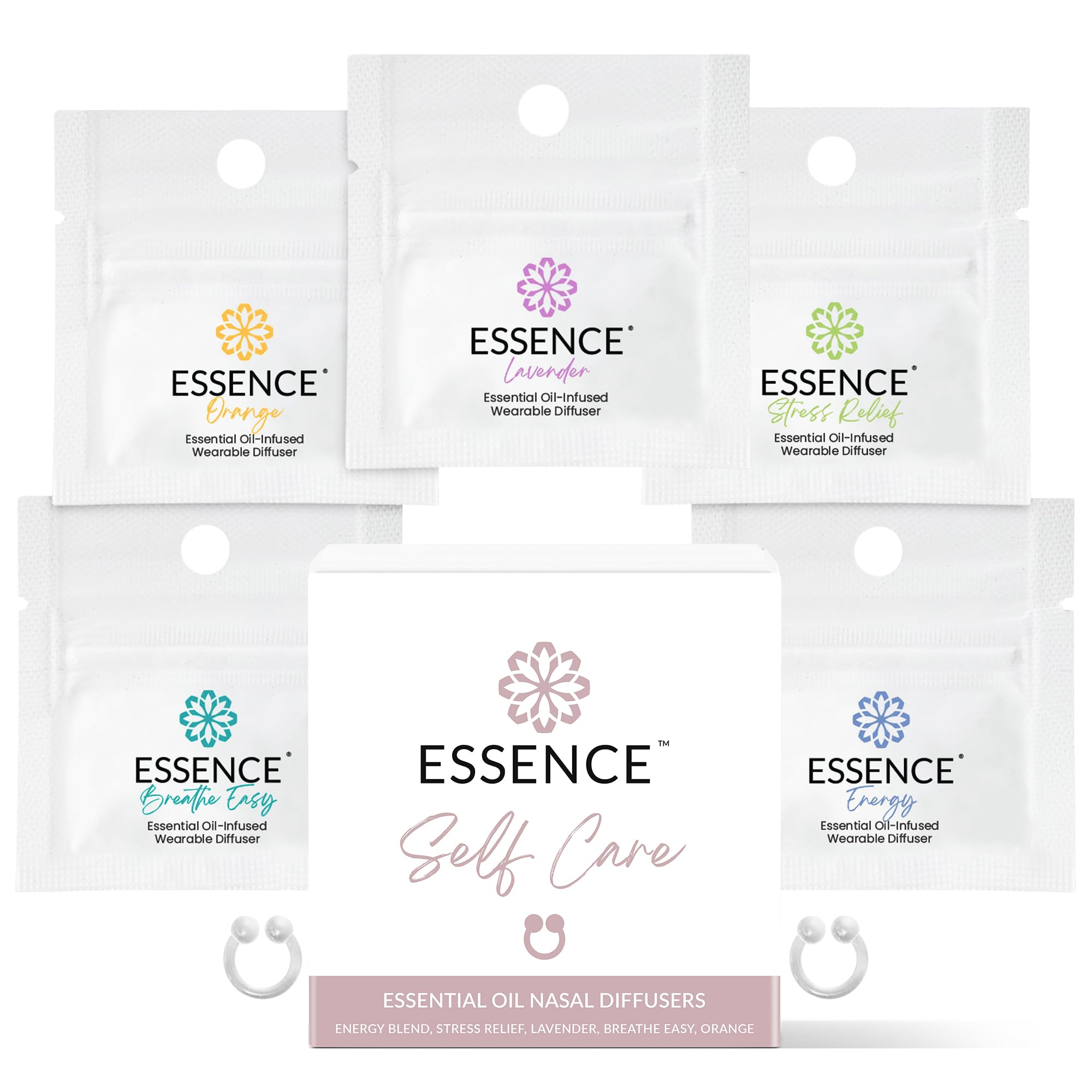 HONÉ Essence anneau nasal en silicone porté discrètement sur le vêtement pour le bien‑être