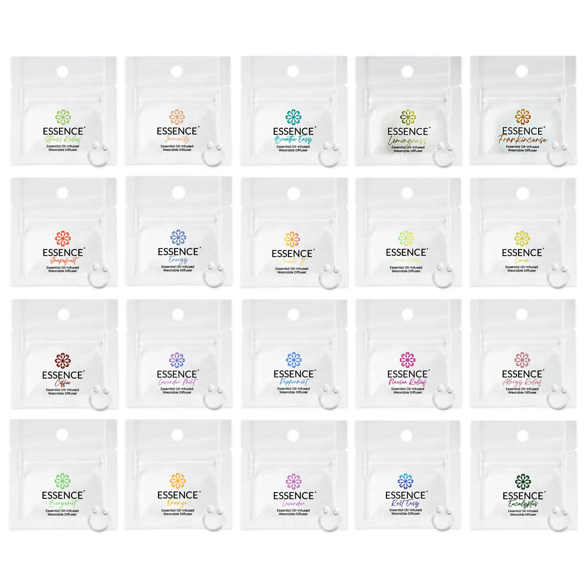 HONÉ Essence diffusion-nasal en bague favorise la concentration discrète