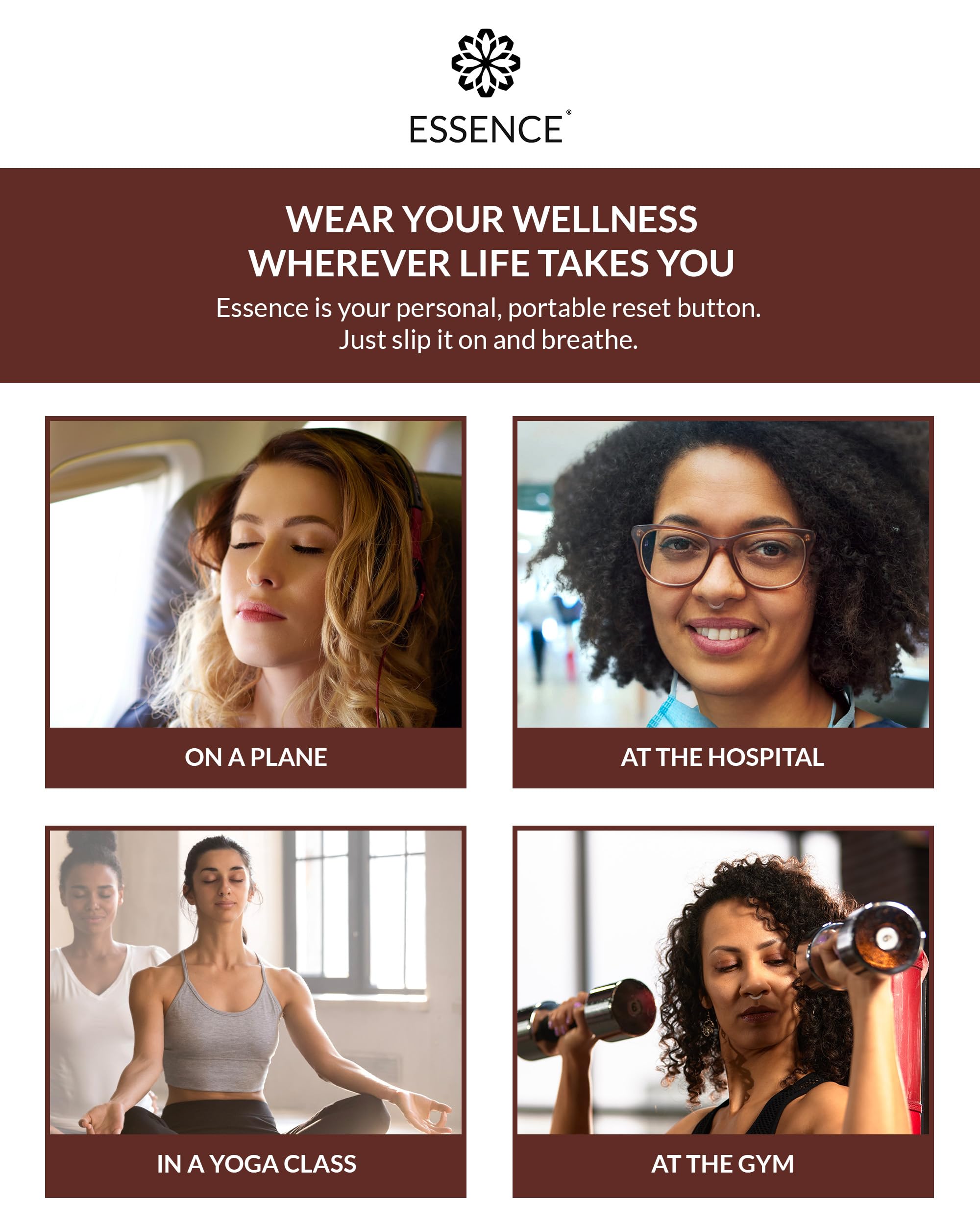 HONÉ Essence: kit réutilisable avec deux anneaux, récupération simple et durable.