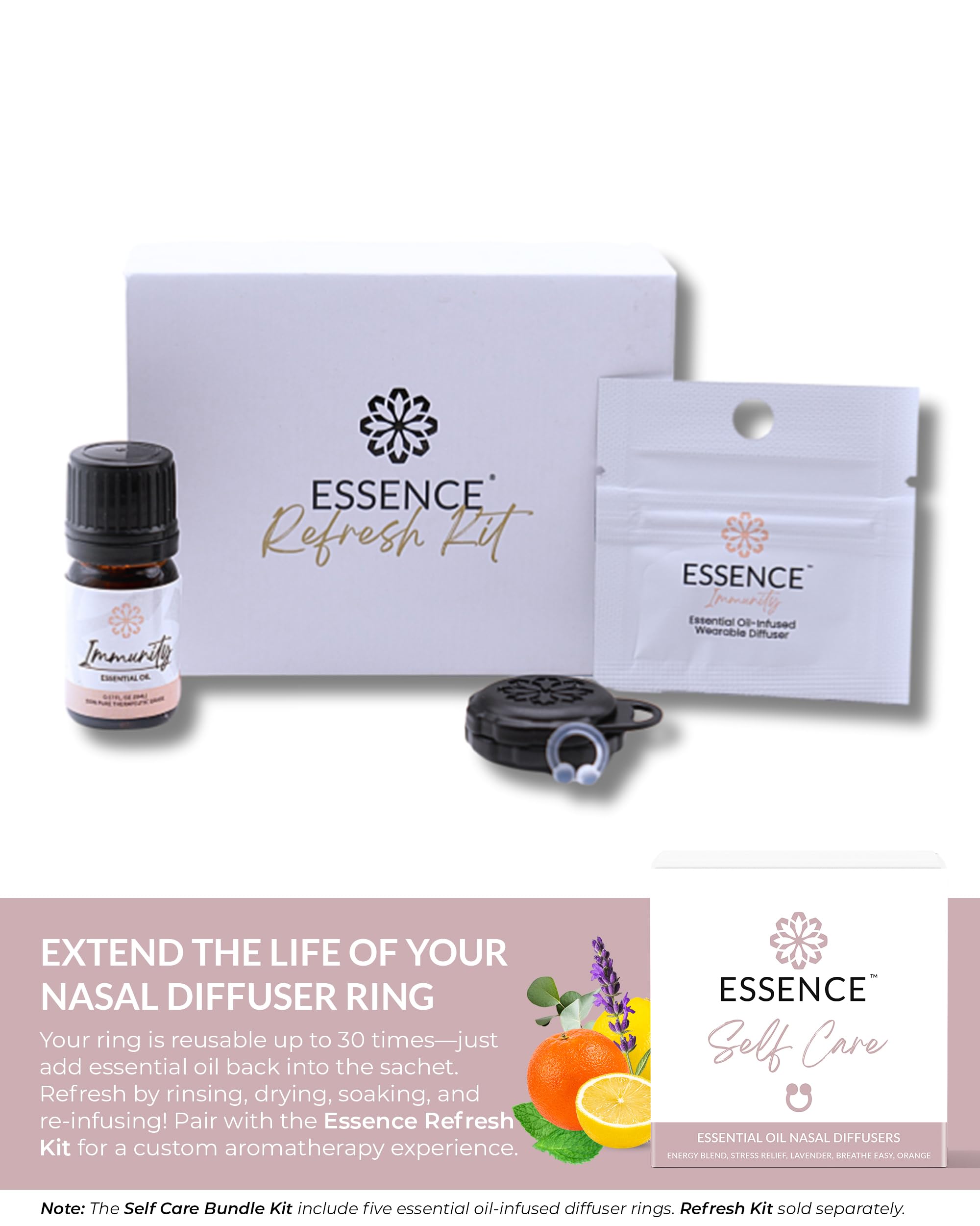 HONÉ Kit renouvelable diffuseur nasal réutilisable pour réduire les déchets