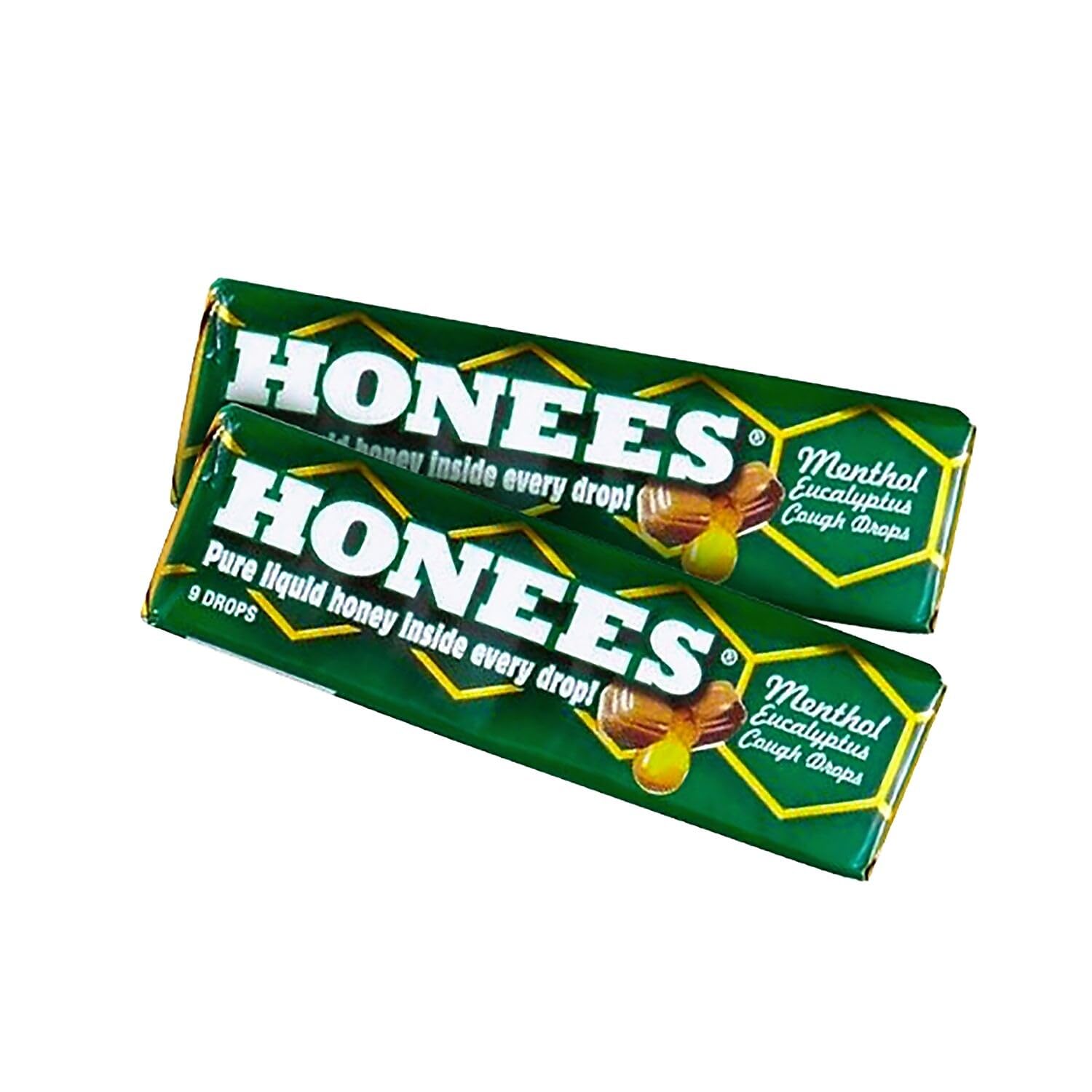 Honees barres menthol eucalyptus, 24-barres: pratique et portable pour une respiration fraîche