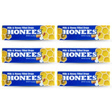 Honees bonbons miel lait emballe barre, format pratique