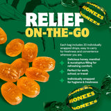 Pastilles Honees menthol-citron : arôme vif et effet rafraîchissant