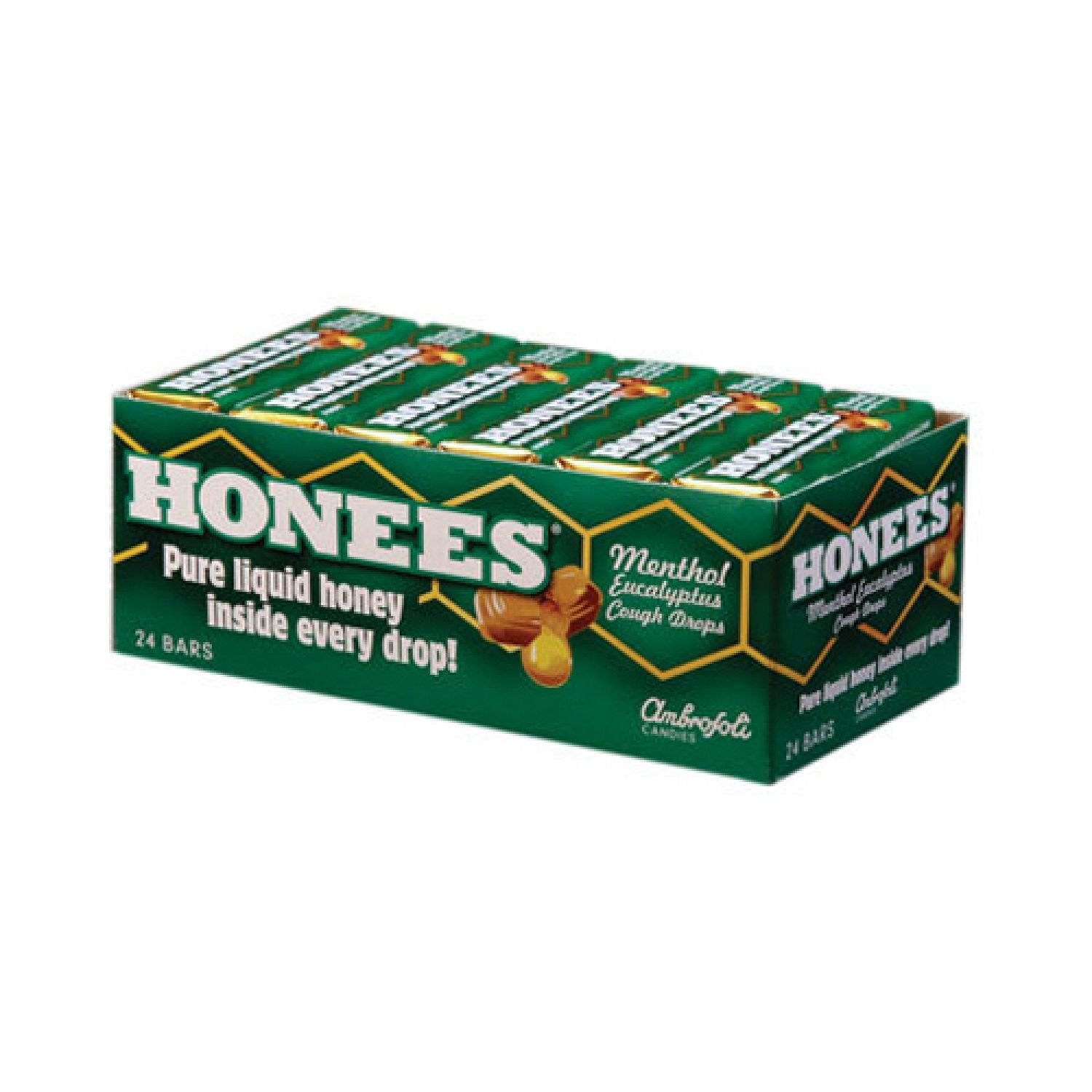 Pastilles Honees menthol eucalyptus pour apaiser gorge et toux