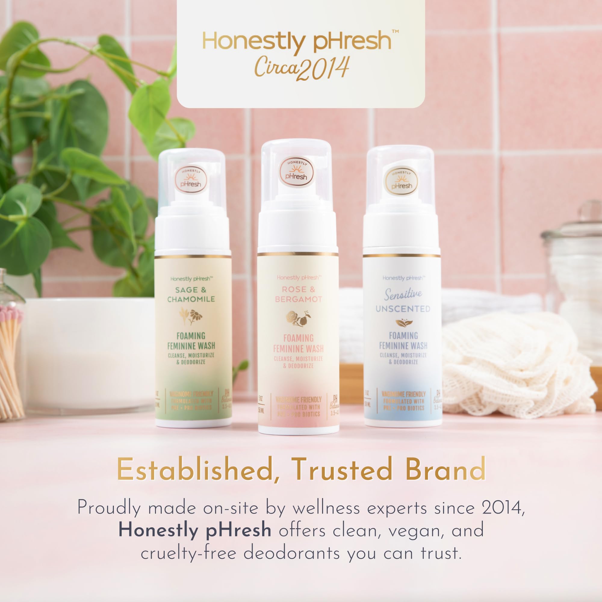 Honestly pHresh – formule sans sulfates et sans parabènes pour peaux sensibles.