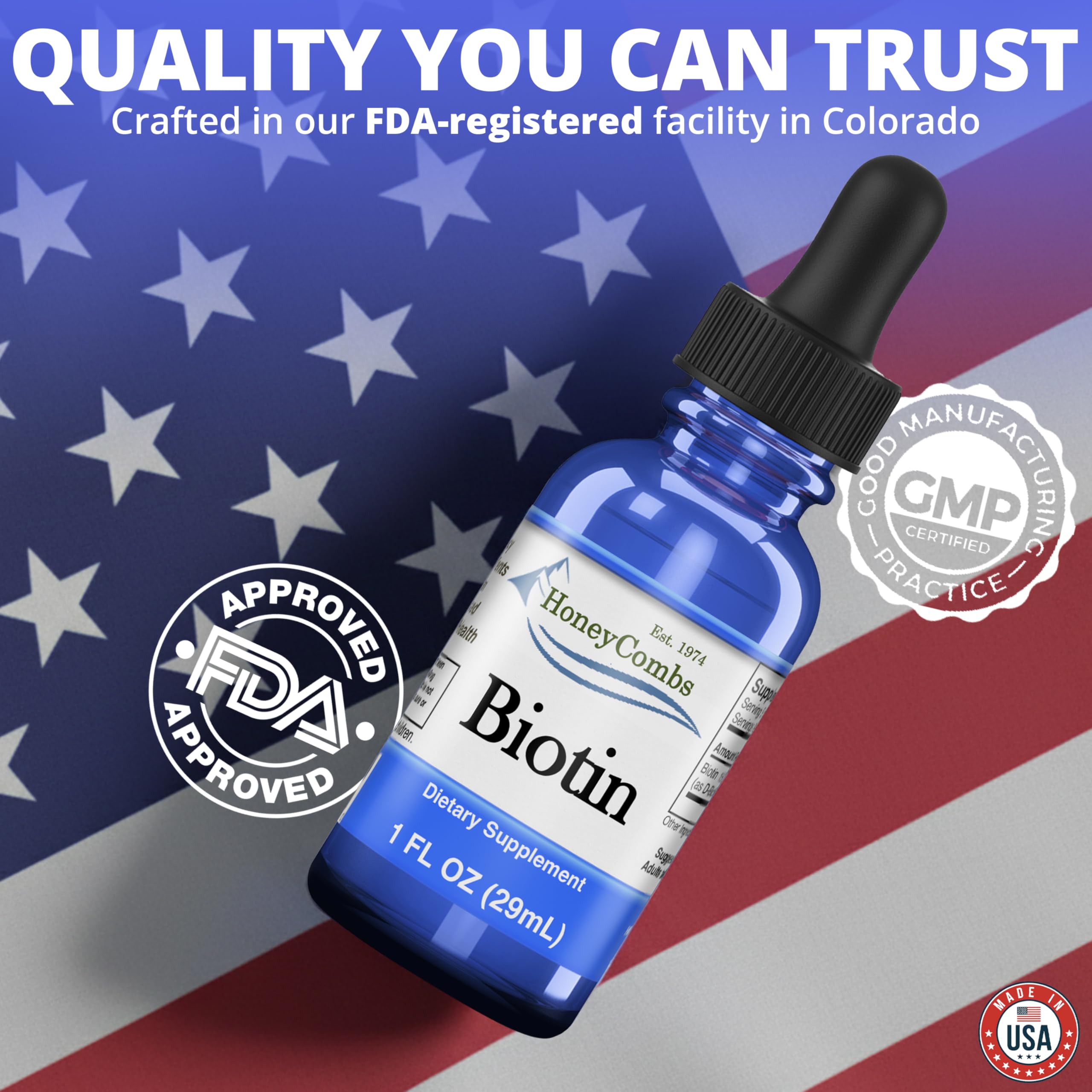 Biotine HoneyCombs composants sans gluten