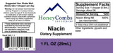 HoneyCombs Niacine gouttes: administration directe ou dans boisson pour simplifier l’apport quotidien.
