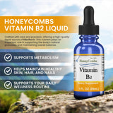 Riboflavine HoneyCombs en gouttes, dosage précis et pratique.