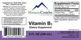Ingrédients végan et sans alcool, HoneyCombs Vitamine B1 pour une routine simple.