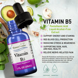 HoneyCombs Vitamin B5 gouttes 1oz: dosage flexible pour le quotidien